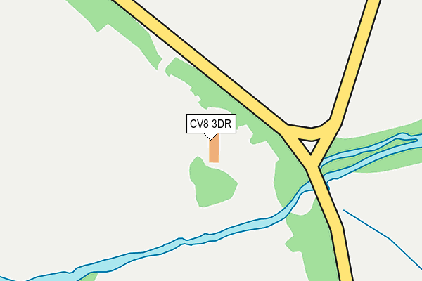 CV8 3DR map - OS OpenMap – Local (Ordnance Survey) CV8 3DR map - OS OpenMap – Local (Ordnance Survey)