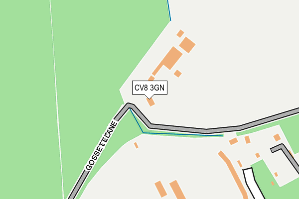 CV8 3GN map - OS OpenMap – Local (Ordnance Survey) CV8 3GN map - OS OpenMap – Local (Ordnance Survey)