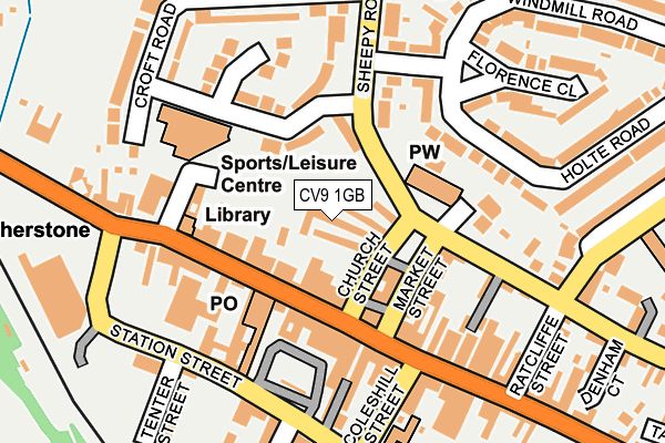 CV9 1GB map - OS OpenMap – Local (Ordnance Survey) CV9 1GB map - OS OpenMap – Local (Ordnance Survey)