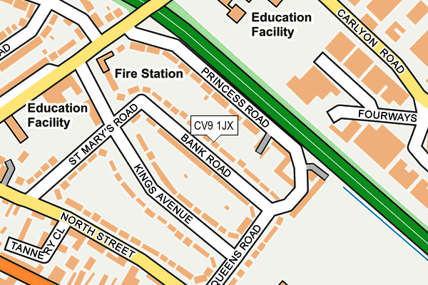 CV9 1JX map - OS OpenMap – Local (Ordnance Survey) CV9 1JX map - OS OpenMap – Local (Ordnance Survey)