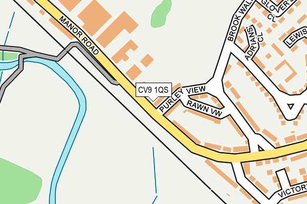 CV9 1QS map - OS OpenMap – Local (Ordnance Survey) CV9 1QS map - OS OpenMap – Local (Ordnance Survey)