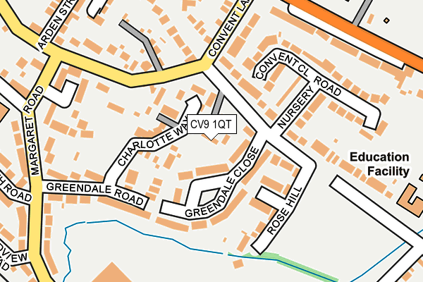 CV9 1QT map - OS OpenMap – Local (Ordnance Survey) CV9 1QT map - OS OpenMap – Local (Ordnance Survey)