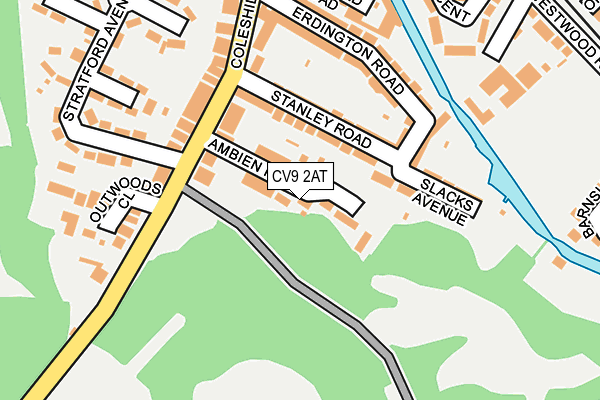 CV9 2AT map - OS OpenMap – Local (Ordnance Survey) CV9 2AT map - OS OpenMap – Local (Ordnance Survey)