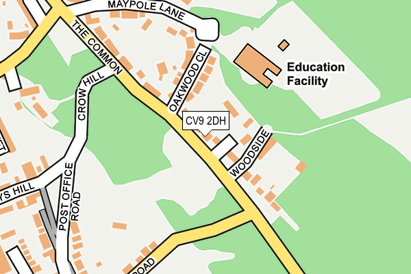CV9 2DH map - OS OpenMap – Local (Ordnance Survey) CV9 2DH map - OS OpenMap – Local (Ordnance Survey)
