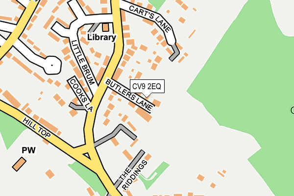 CV9 2EQ map - OS OpenMap – Local (Ordnance Survey) CV9 2EQ map - OS OpenMap – Local (Ordnance Survey)