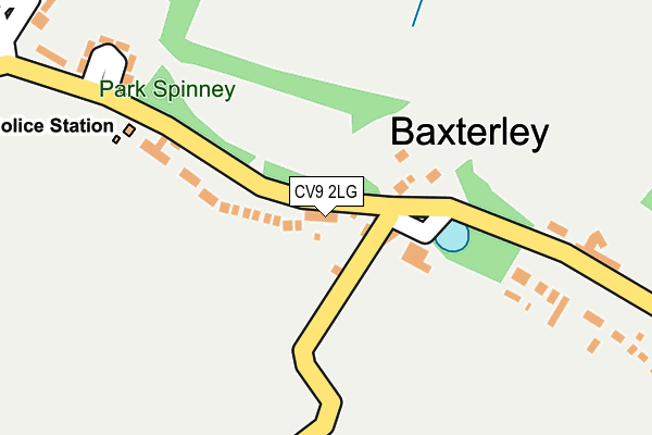 CV9 2LG map - OS OpenMap – Local (Ordnance Survey) CV9 2LG map - OS OpenMap – Local (Ordnance Survey)