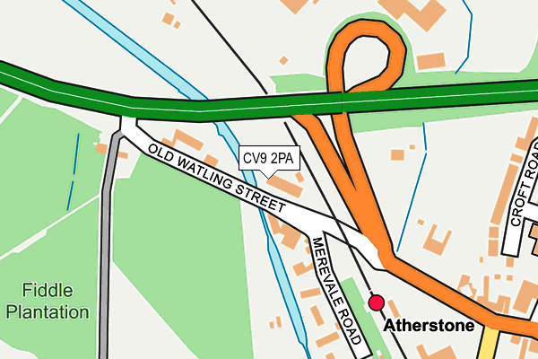 CV9 2PA map - OS OpenMap – Local (Ordnance Survey) CV9 2PA map - OS OpenMap – Local (Ordnance Survey)
