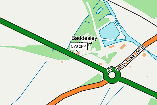 CV9 2PP map - OS OpenMap – Local (Ordnance Survey)