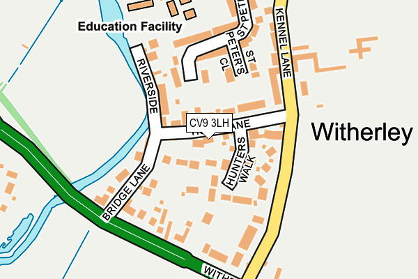 CV9 3LH map - OS OpenMap – Local (Ordnance Survey) CV9 3LH map - OS OpenMap – Local (Ordnance Survey)