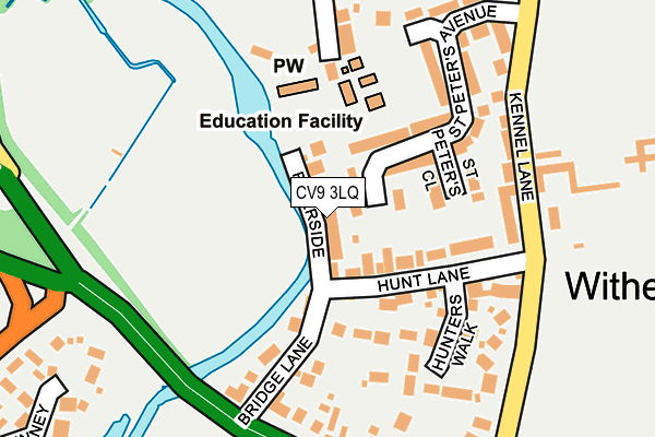 CV9 3LQ map - OS OpenMap – Local (Ordnance Survey) CV9 3LQ map - OS OpenMap – Local (Ordnance Survey)