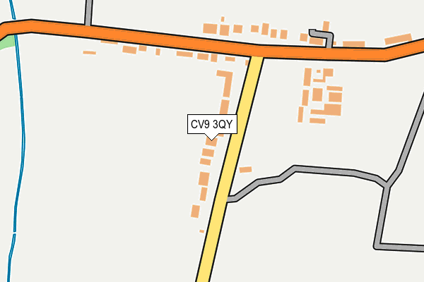 CV9 3QY map - OS OpenMap – Local (Ordnance Survey) CV9 3QY map - OS OpenMap – Local (Ordnance Survey)