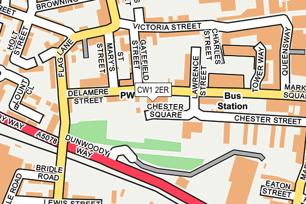 CW1 2ER map - OS OpenMap – Local (Ordnance Survey) CW1 2ER map - OS OpenMap – Local (Ordnance Survey)