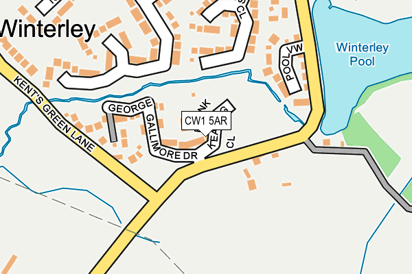 CW1 5AR map - OS OpenMap – Local (Ordnance Survey) CW1 5AR map - OS OpenMap – Local (Ordnance Survey)
