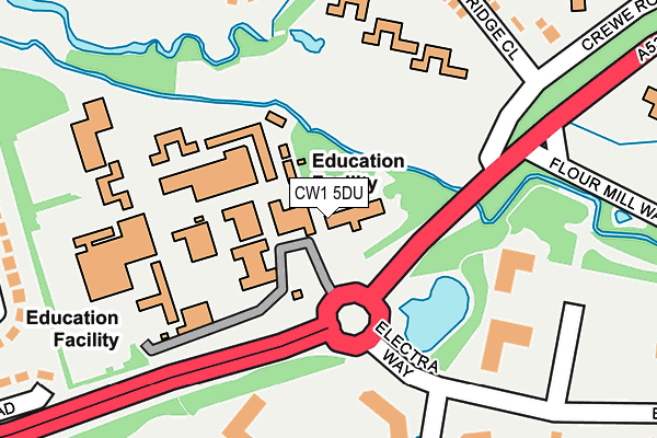 CW1 5DU map - OS OpenMap – Local (Ordnance Survey) CW1 5DU map - OS OpenMap – Local (Ordnance Survey)
