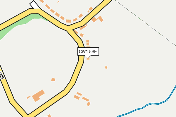 CW1 5SE map - OS OpenMap – Local (Ordnance Survey) CW1 5SE map - OS OpenMap – Local (Ordnance Survey)