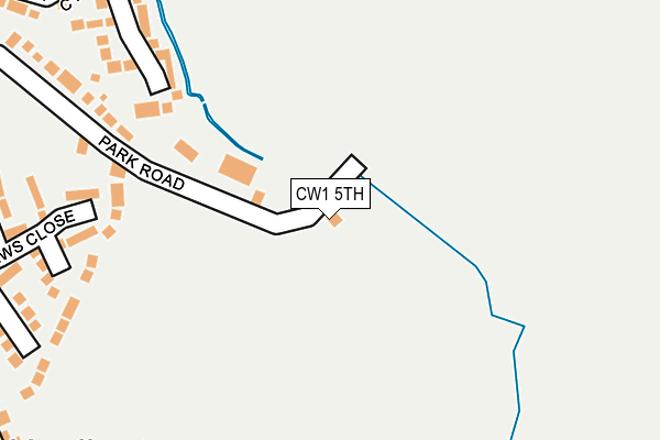 CW1 5TH map - OS OpenMap – Local (Ordnance Survey) CW1 5TH map - OS OpenMap – Local (Ordnance Survey)