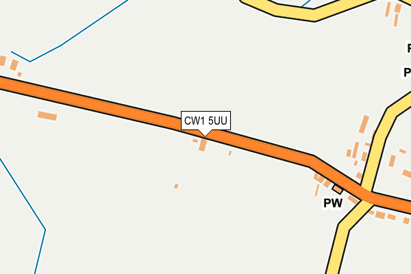CW1 5UU map - OS OpenMap – Local (Ordnance Survey)