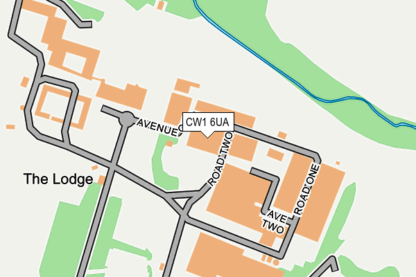 CW1 6UA map - OS OpenMap – Local (Ordnance Survey) CW1 6UA map - OS OpenMap – Local (Ordnance Survey)