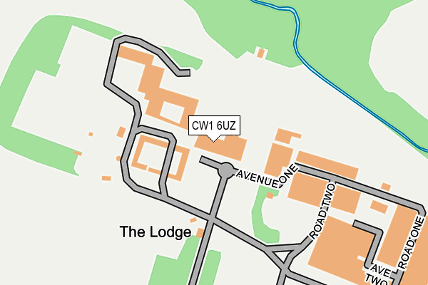 CW1 6UZ map - OS OpenMap – Local (Ordnance Survey) CW1 6UZ map - OS OpenMap – Local (Ordnance Survey)