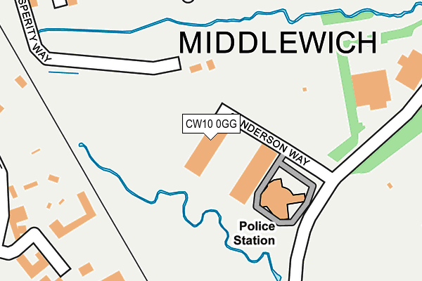CW10 0GG map - OS OpenMap – Local (Ordnance Survey) CW10 0GG map - OS OpenMap – Local (Ordnance Survey)