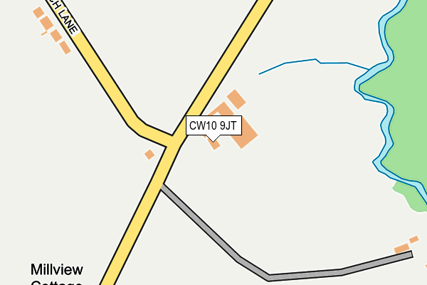 CW10 9JT map - OS OpenMap – Local (Ordnance Survey) CW10 9JT map - OS OpenMap – Local (Ordnance Survey)