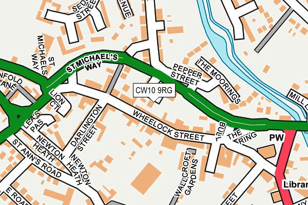 CW10 9RG map - OS OpenMap – Local (Ordnance Survey) CW10 9RG map - OS OpenMap – Local (Ordnance Survey)