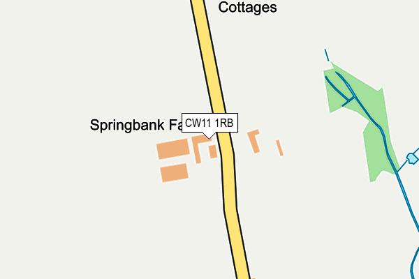 CW11 1RB map - OS OpenMap – Local (Ordnance Survey) CW11 1RB map - OS OpenMap – Local (Ordnance Survey)
