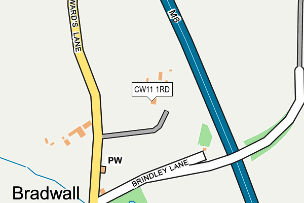 CW11 1RD map - OS OpenMap – Local (Ordnance Survey) CW11 1RD map - OS OpenMap – Local (Ordnance Survey)