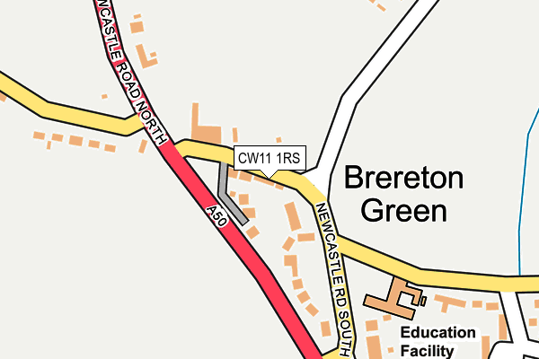 CW11 1RS map - OS OpenMap – Local (Ordnance Survey) CW11 1RS map - OS OpenMap – Local (Ordnance Survey)