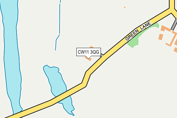 CW11 3QG map - OS OpenMap – Local (Ordnance Survey) CW11 3QG map - OS OpenMap – Local (Ordnance Survey)
