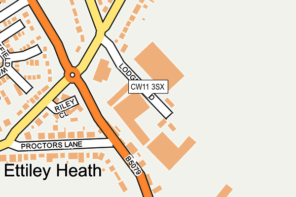 CW11 3SX map - OS OpenMap – Local (Ordnance Survey) CW11 3SX map - OS OpenMap – Local (Ordnance Survey)