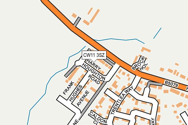 CW11 3SZ map - OS OpenMap – Local (Ordnance Survey) CW11 3SZ map - OS OpenMap – Local (Ordnance Survey)