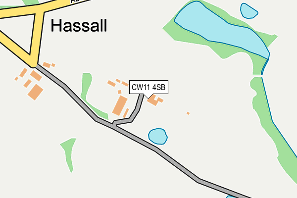 CW11 4SB map - OS OpenMap – Local (Ordnance Survey) CW11 4SB map - OS OpenMap – Local (Ordnance Survey)