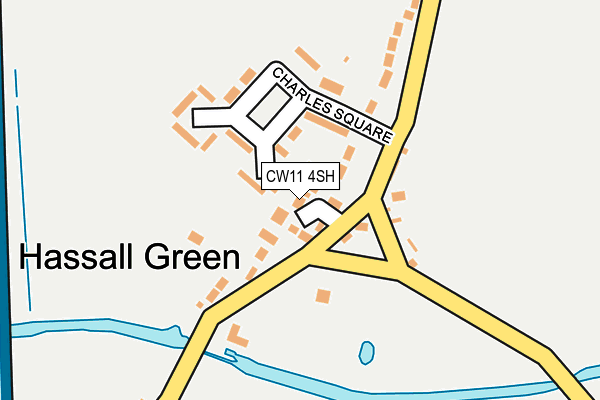 CW11 4SH map - OS OpenMap – Local (Ordnance Survey) CW11 4SH map - OS OpenMap – Local (Ordnance Survey)