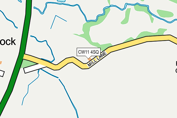 CW11 4SQ map - OS OpenMap – Local (Ordnance Survey) CW11 4SQ map - OS OpenMap – Local (Ordnance Survey)