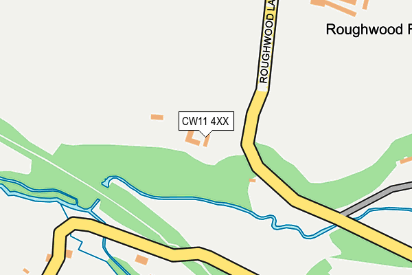 CW11 4XX map - OS OpenMap – Local (Ordnance Survey) CW11 4XX map - OS OpenMap – Local (Ordnance Survey)
