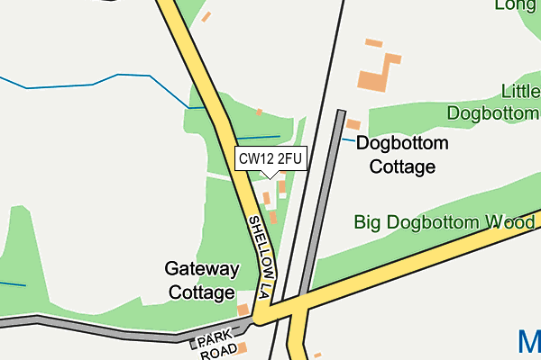 CW12 2FU map - OS OpenMap – Local (Ordnance Survey) CW12 2FU map - OS OpenMap – Local (Ordnance Survey)
