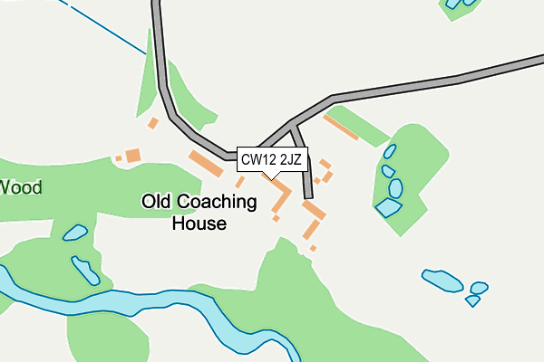 CW12 2JZ map - OS OpenMap – Local (Ordnance Survey) CW12 2JZ map - OS OpenMap – Local (Ordnance Survey)