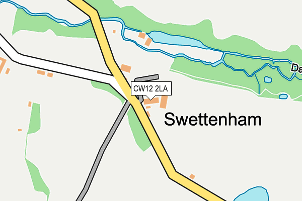 CW12 2LA map - OS OpenMap – Local (Ordnance Survey) CW12 2LA map - OS OpenMap – Local (Ordnance Survey)