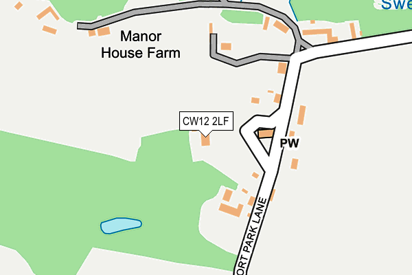 CW12 2LF map - OS OpenMap – Local (Ordnance Survey) CW12 2LF map - OS OpenMap – Local (Ordnance Survey)