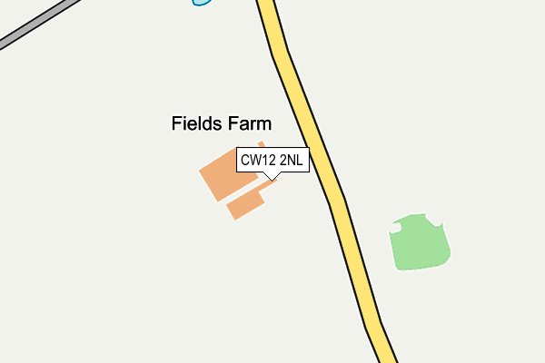 CW12 2NL map - OS OpenMap – Local (Ordnance Survey) CW12 2NL map - OS OpenMap – Local (Ordnance Survey)