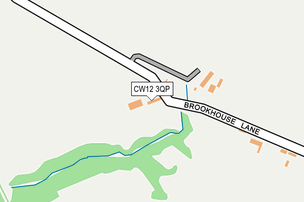 CW12 3QP map - OS OpenMap – Local (Ordnance Survey) CW12 3QP map - OS OpenMap – Local (Ordnance Survey)