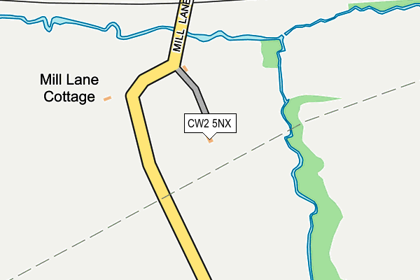 CW2 5NX map - OS OpenMap – Local (Ordnance Survey) CW2 5NX map - OS OpenMap – Local (Ordnance Survey)