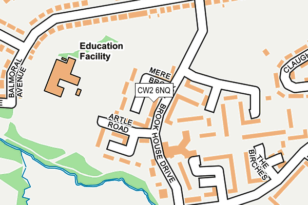 CW2 6NQ map - OS OpenMap – Local (Ordnance Survey)