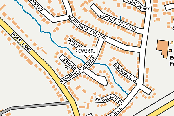 CW2 6RJ map - OS OpenMap – Local (Ordnance Survey) CW2 6RJ map - OS OpenMap – Local (Ordnance Survey)