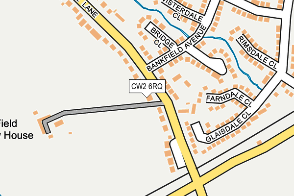 CW2 6RQ map - OS OpenMap – Local (Ordnance Survey) CW2 6RQ map - OS OpenMap – Local (Ordnance Survey)