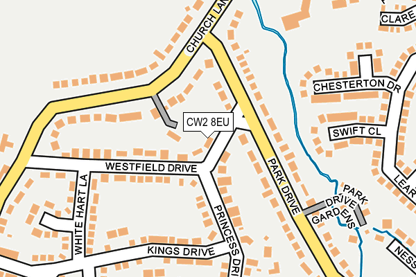 CW2 8EU map - OS OpenMap – Local (Ordnance Survey) CW2 8EU map - OS OpenMap – Local (Ordnance Survey)