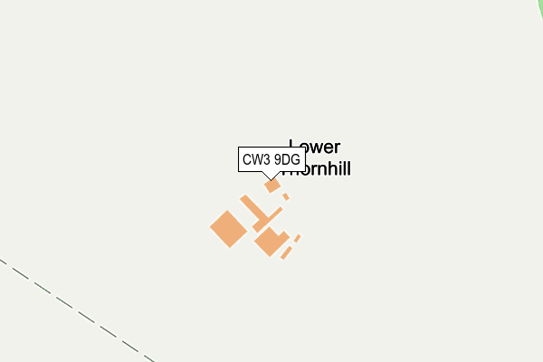 CW3 9DG map - OS OpenMap – Local (Ordnance Survey)