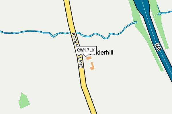 CW4 7LX map - OS OpenMap – Local (Ordnance Survey) CW4 7LX map - OS OpenMap – Local (Ordnance Survey)