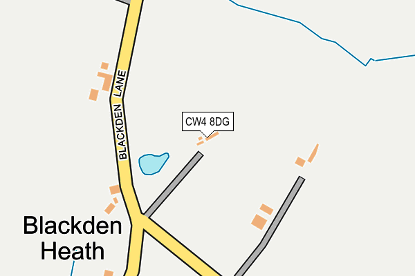 CW4 8DG map - OS OpenMap – Local (Ordnance Survey) CW4 8DG map - OS OpenMap – Local (Ordnance Survey)